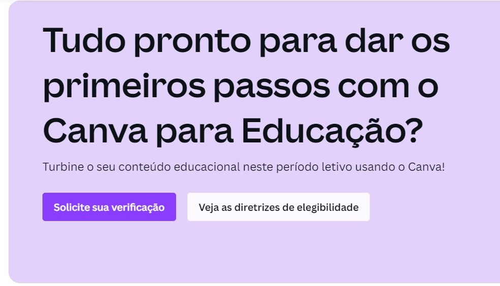 Professores e alunos de educação básica podem usar o Canva pra Estudantes — Foto: Reprodução/Thaisi Carvalho