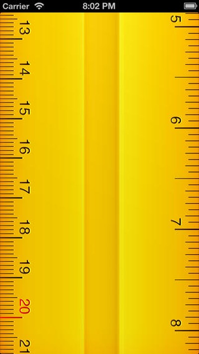 Ruler for new arrivals iphone 6s