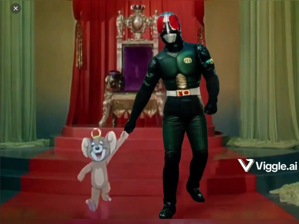  Reprodução/Viggle AI (Editada por Daniel Trefilio)