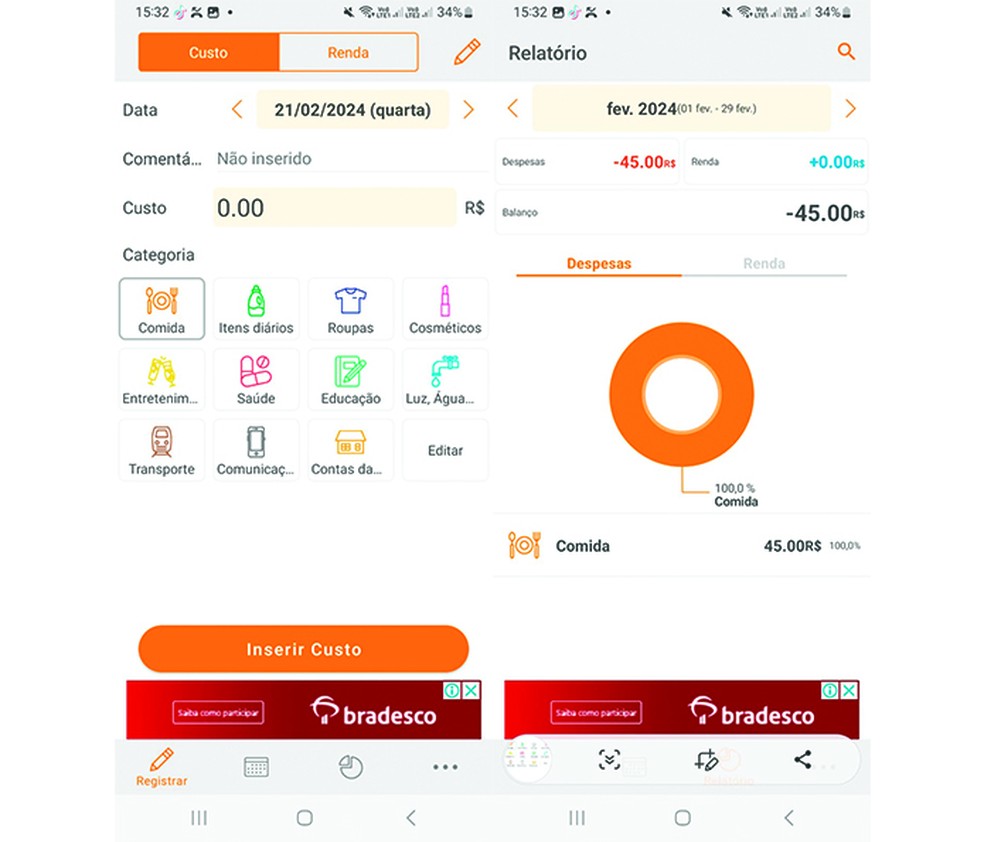 MoneyNote: Gestor de Despesas integra lista de aplicativos que auxiliam no controle da finanças — Foto: Reprodução/Marcela Franco