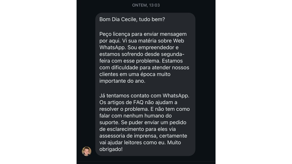  Reprodução/Cecile Mendonça