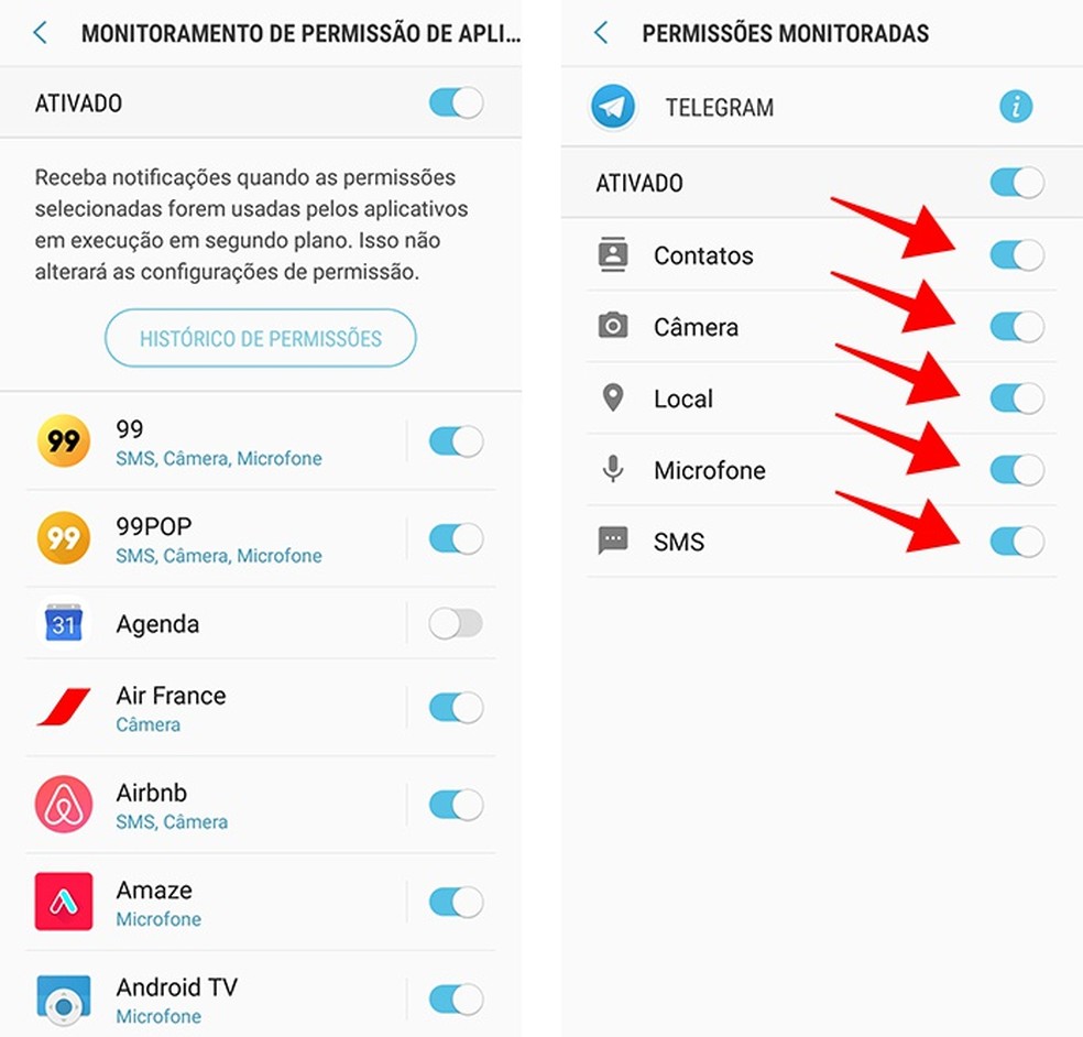 Galaxy S8: como gerenciar permissão de apps em segundo plano no Android 8