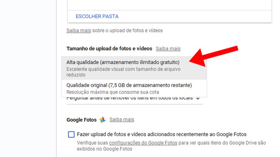 Como verificar sua cota de armazenamento no Google Drive?