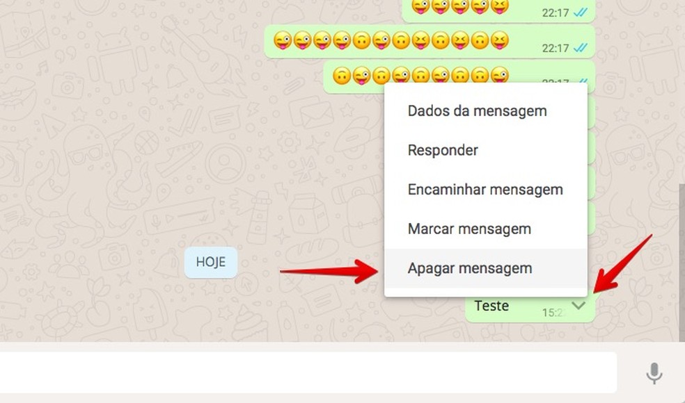 Função que apaga mensagens funciona no WhatsApp Web e no PC; saiba usar