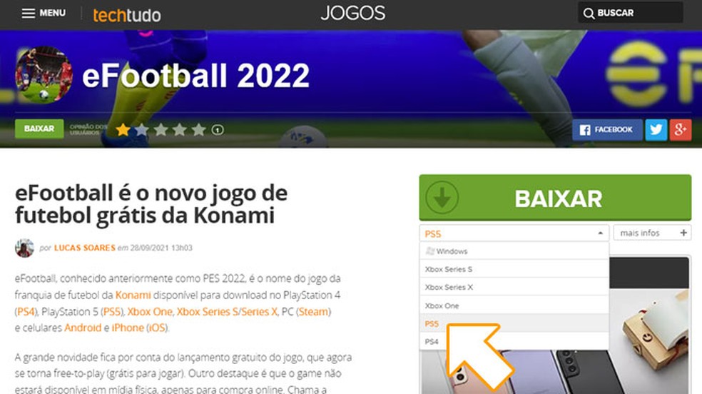 eFootball 2022 tem mudança radical, ignora avanços de PES e desagrada fãs