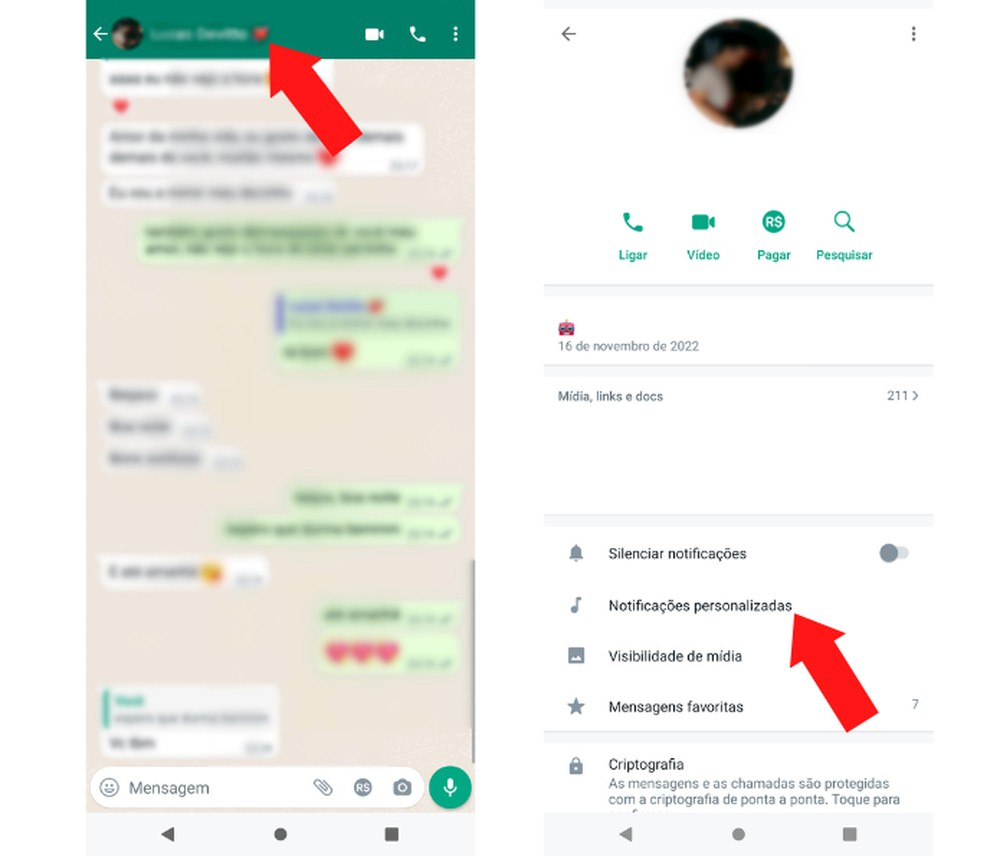 Como mudar o toque do WhatsApp