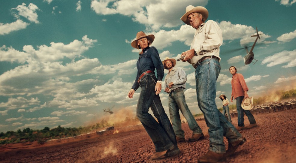 Territory (2024) é uma série australiana de faroeste contemporâneo que gira em torno de uma disputa por terras — Foto: Divulgação/Netflix