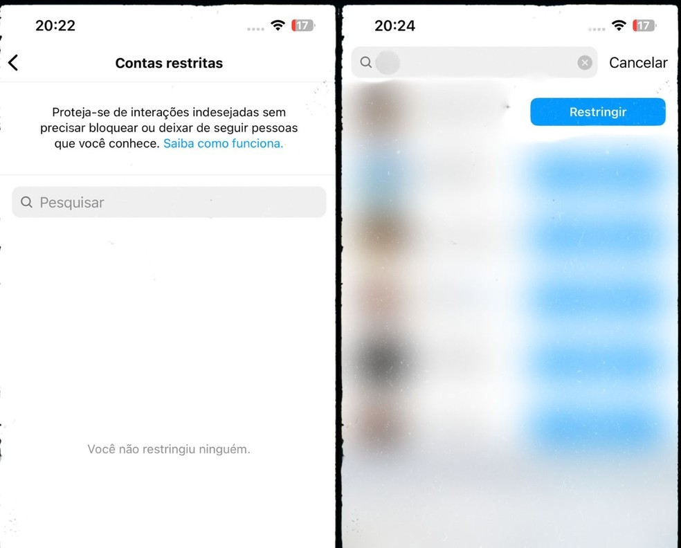 Qual a diferença entre apagar e restringir no Instagram? Entenda
