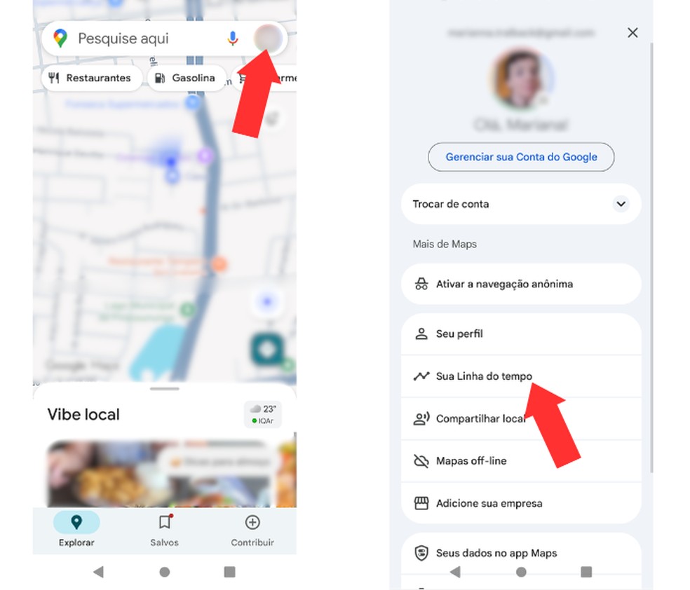 Reprodução/Mariana Tralback