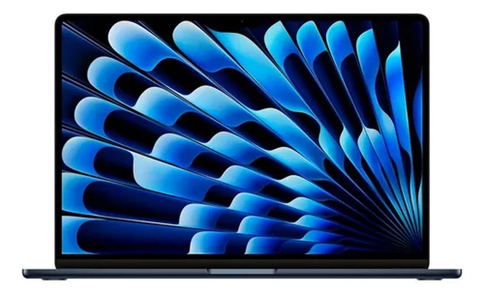 Macbook Air M3 de 13 polegadas possui opções com SSD de 256 gb — Foto: Divulgação/Mercado Livre