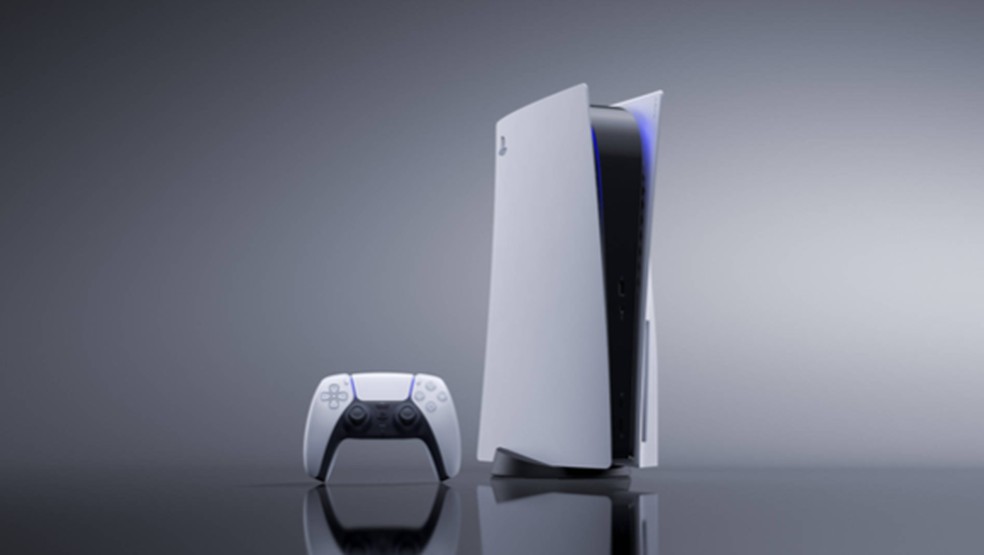 Lançado em 2020 o modelo padrão do PlayStation 5 será substituído por um novo PlayStation 5 "Slim" menor e mais leve — Foto: Divulgação/Sony