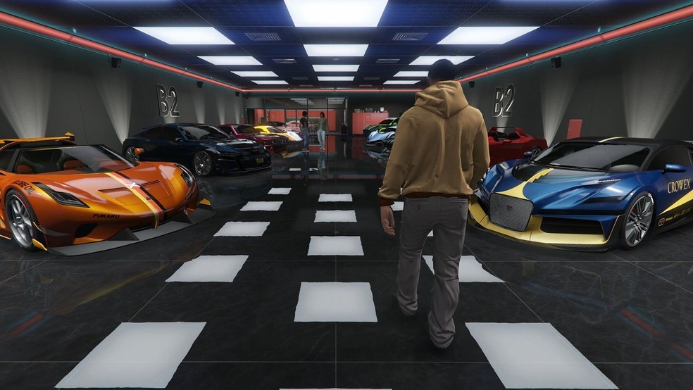 É sempre bom ter garagens em GTA Online — Foto: Divulgação/Rockstar