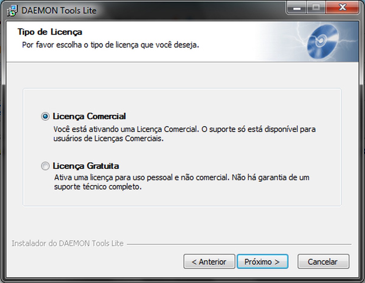 Como criar drive virtual e emular imagem no Daemon Tools?