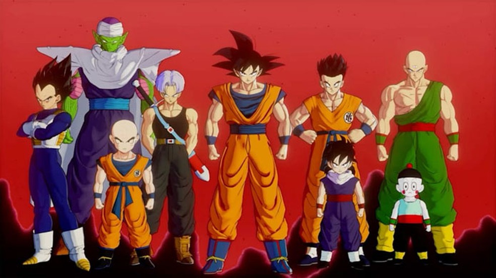 Dragon Ball Z: Kakarot acompanha as aventuras de Goku e seus amigos através de todas as sagas da animação — Foto: Reprodução/Nintendo Game Store