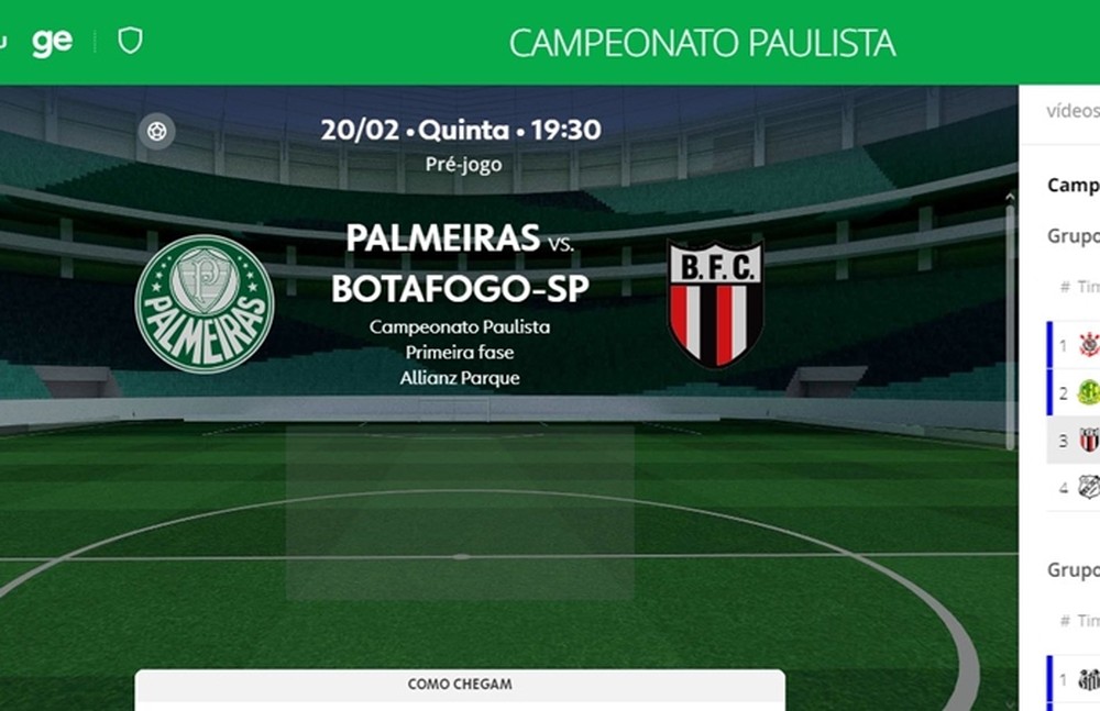 Palmeiras hoje: hora e onde assistir ao vivo jogo contra o Botafogo-SP