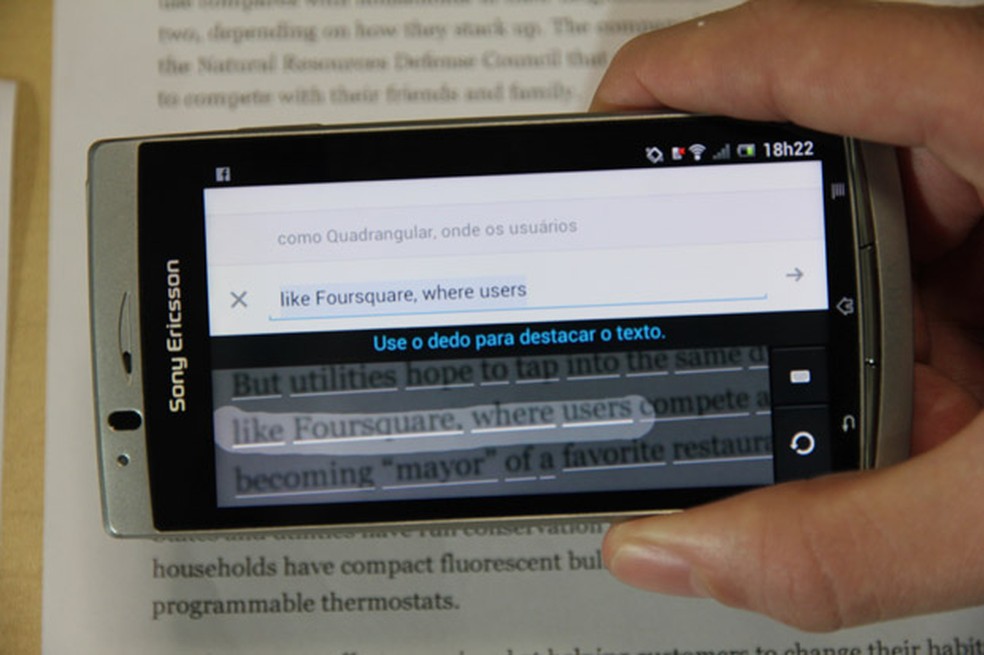 Google Tradutor pode ler textos físicos após atualização (Foto: TechTudo/Marlon Câmara) — Foto: TechTudo