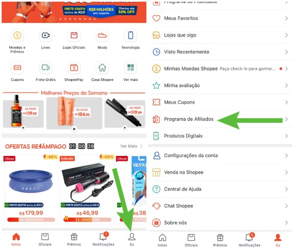 Afiliado Shopee: veja como ser em passo a passo pelo celular e pelo PC