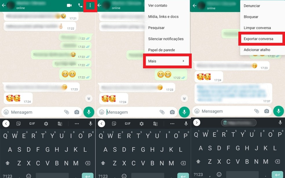 O que é 'exportar conversa' no WhatsApp? Saiba para que serve a função