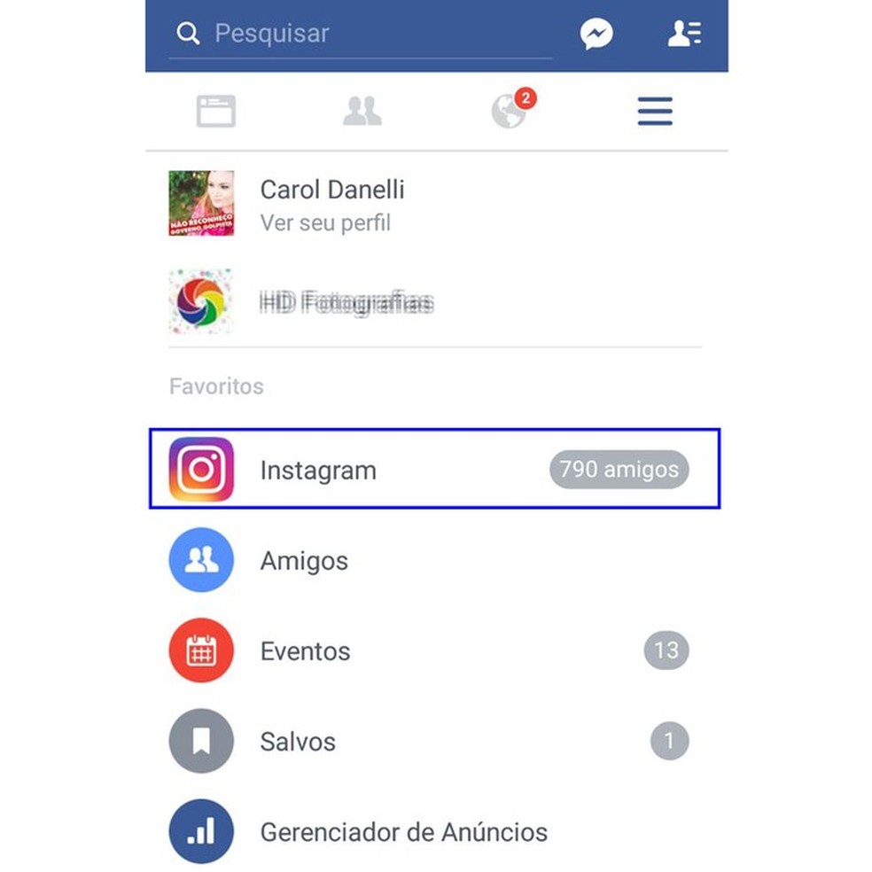 Como entrar no Instagram pelo Facebook?
