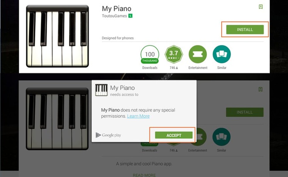 Faça a instalação do aplicativo no BlueStacks — Foto: Reprodução/Barbara Mannara