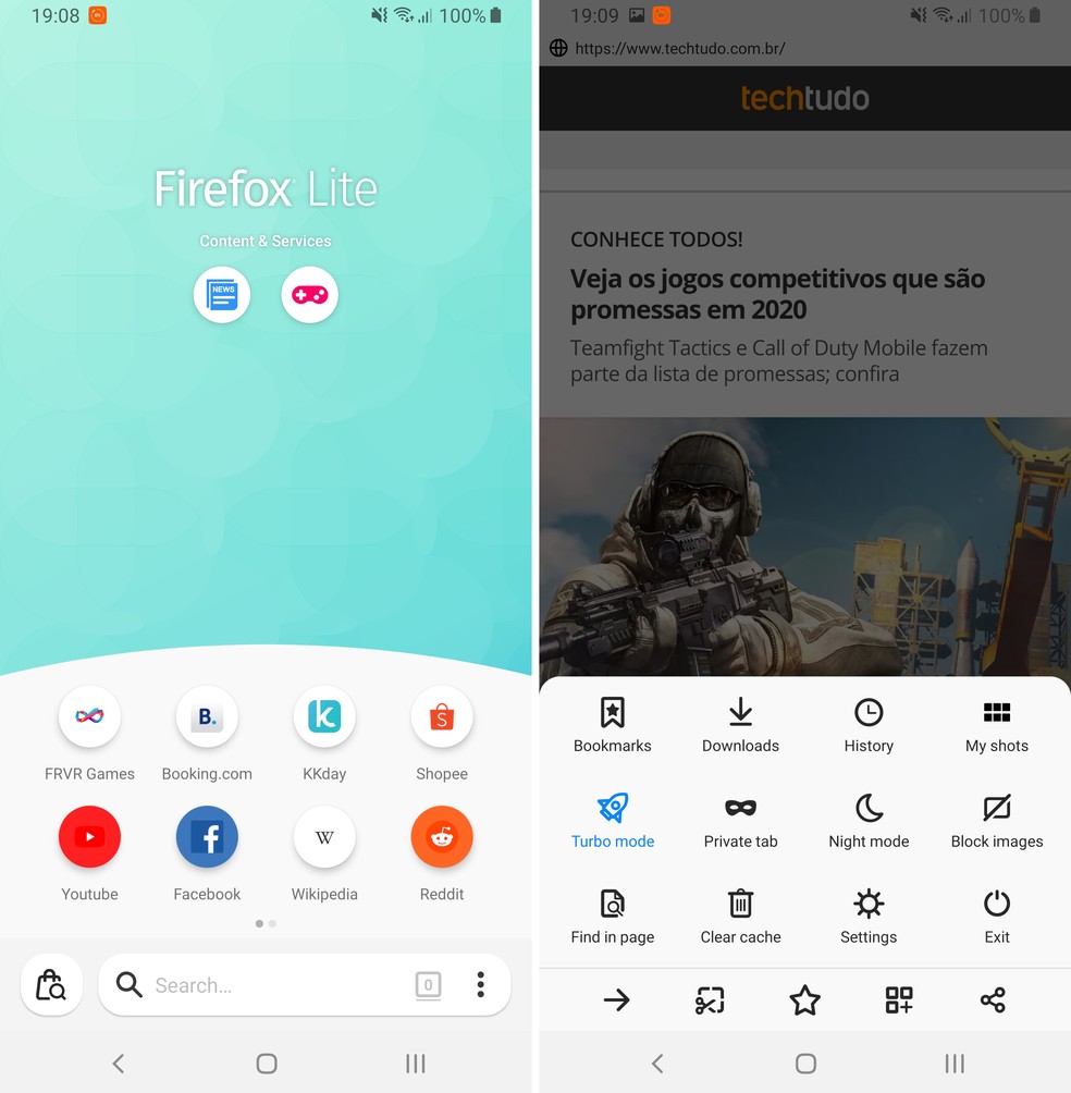 Navegador leve cinco browsers que não pesam no celular