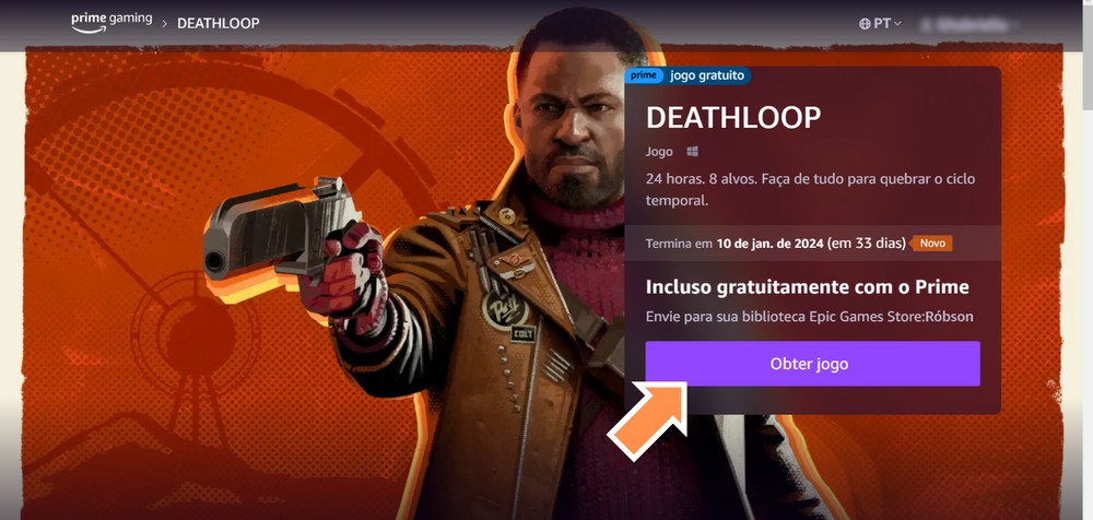 Como baixar Deathloop de graça no PC via Prime Gaming