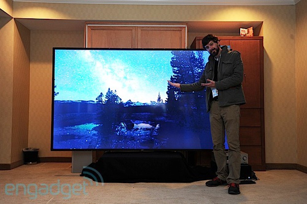 Empresa americana apresenta ‘superTV’ 4K de 110 polegadas na CES 2013