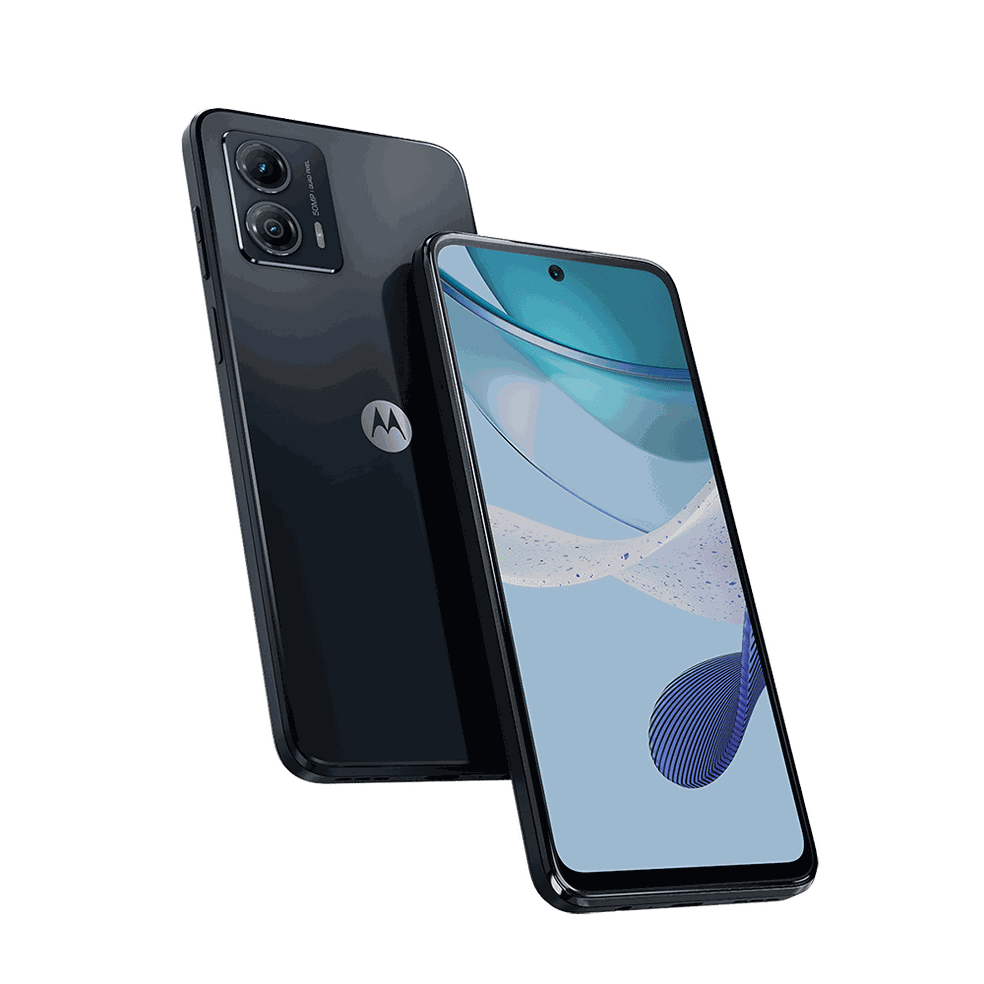 Detalhes da tela e design do Moto G53 — Foto: Reprodução/Motorola