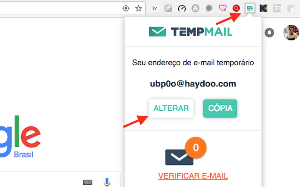 Crie um endereço de e-mail temporário com o SimpleLogin