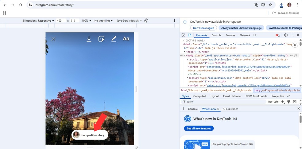  Reprodução/Mariana Tralback