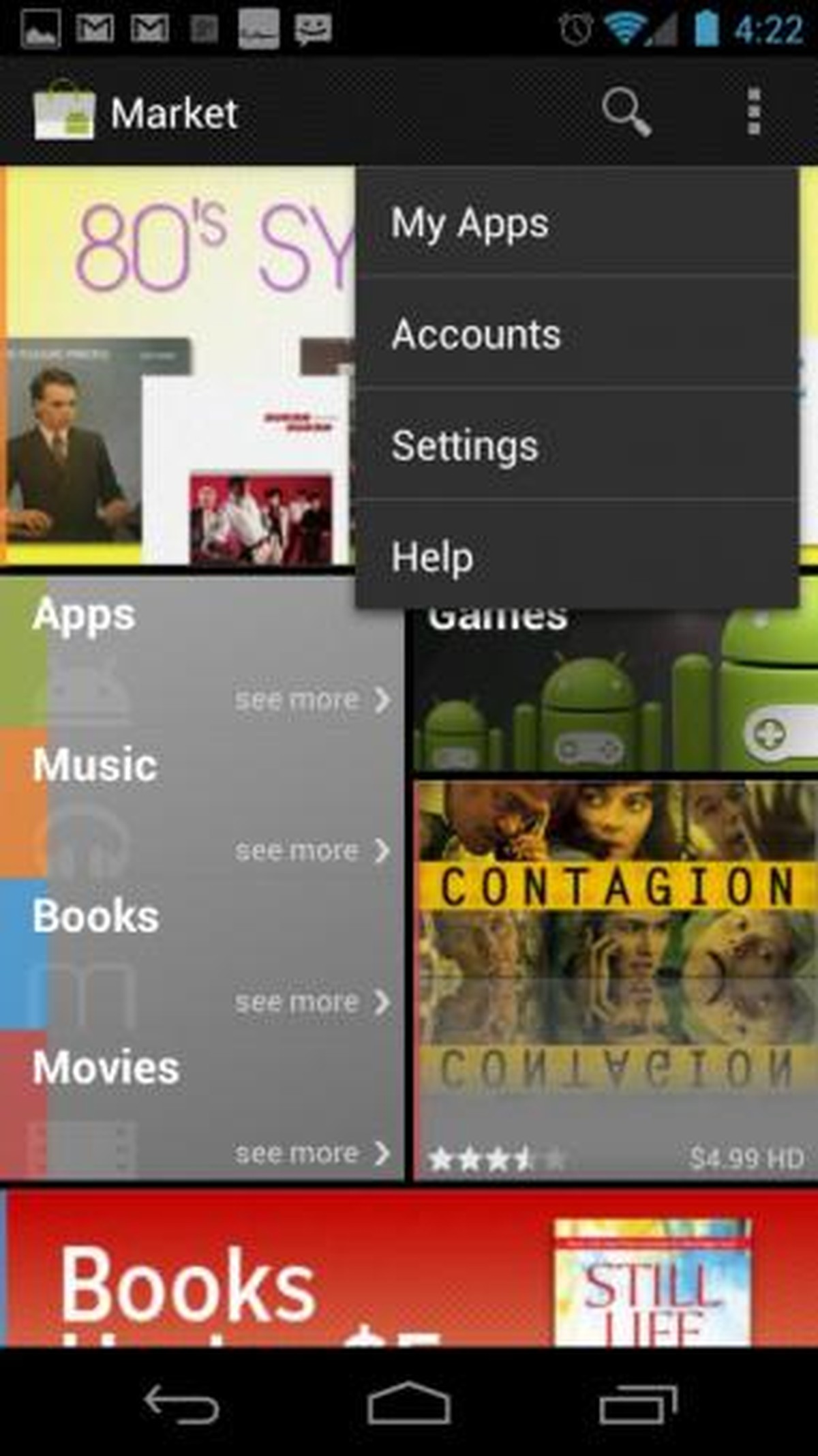 Google confirma fim do botão de menu no Android