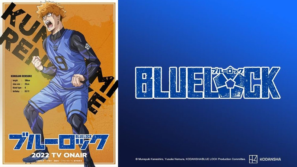 Rensuke Kunigami é um agressivo atacante do anime Blue Lock cujo estilo está disponível em Blue Lock RIvals no Roblox — Foto: Reprodução/IMDb
