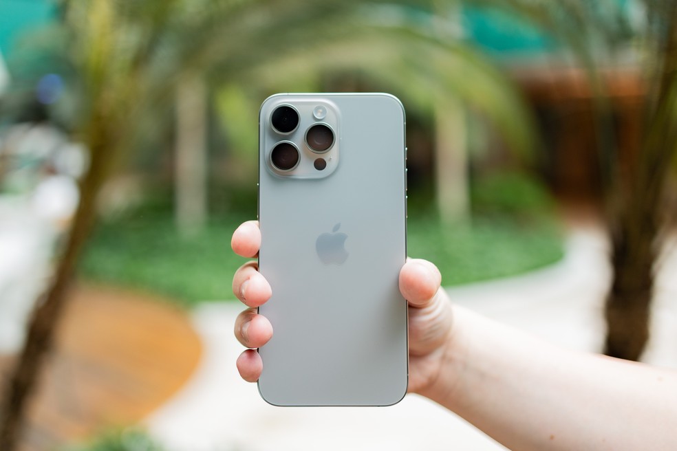 iPhone 15 é compatível com o Face ID — Foto: Mariana Saguias/TechTudo