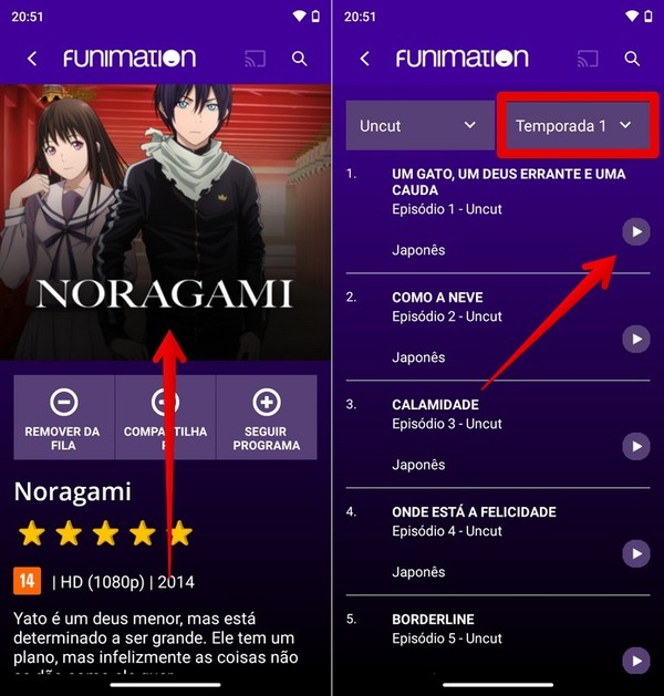 Funimation  Assista episódios de anime online