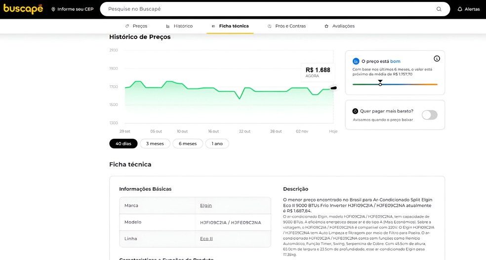  Reprodução/Buscapé