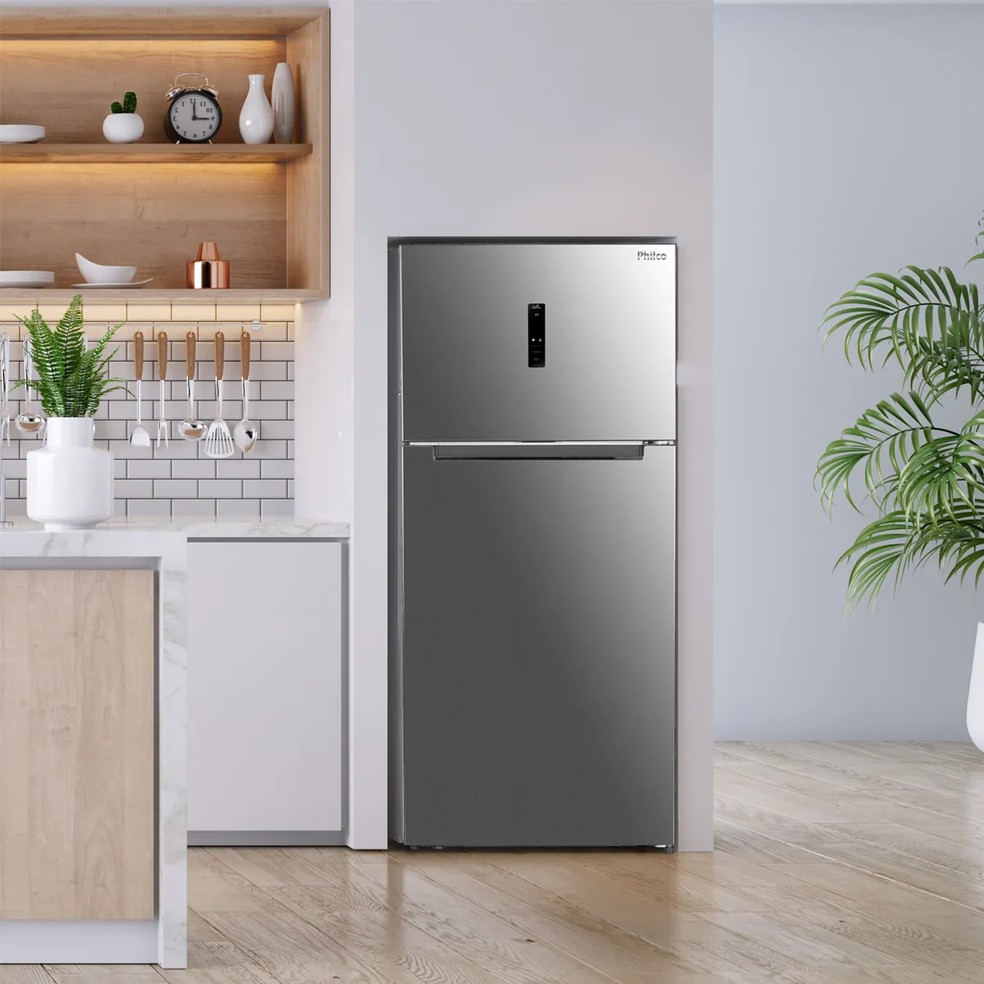 Geladeira 480 litros: modelos mais espaçosos permitem armazenar uma grande quantidade de comida no seu interior — Foto: Foto: Divulgação/Philco