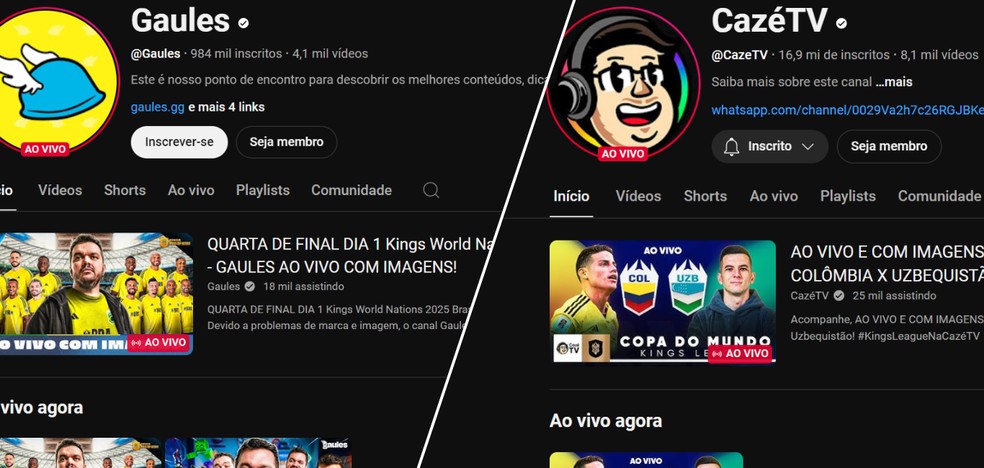  onde assistir?' Clique na transmissão online da partida — Foto: Reprodução/Róbson Martins