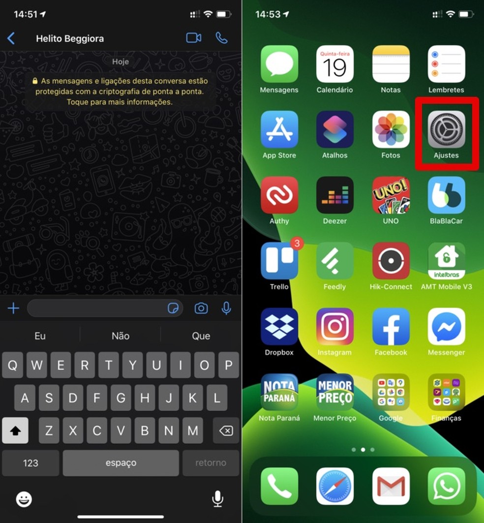 Como desativar o modo escuro do WhatsApp no iPhone (iOS)