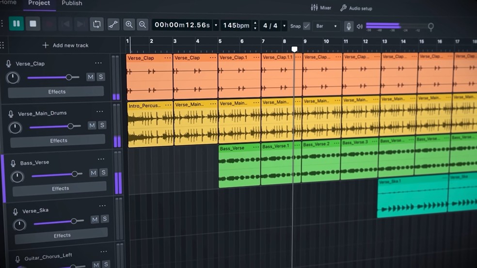  Reprodução/Audacity