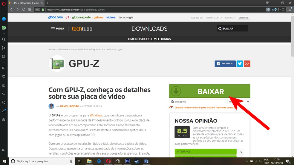 Gpu z cheap para pc