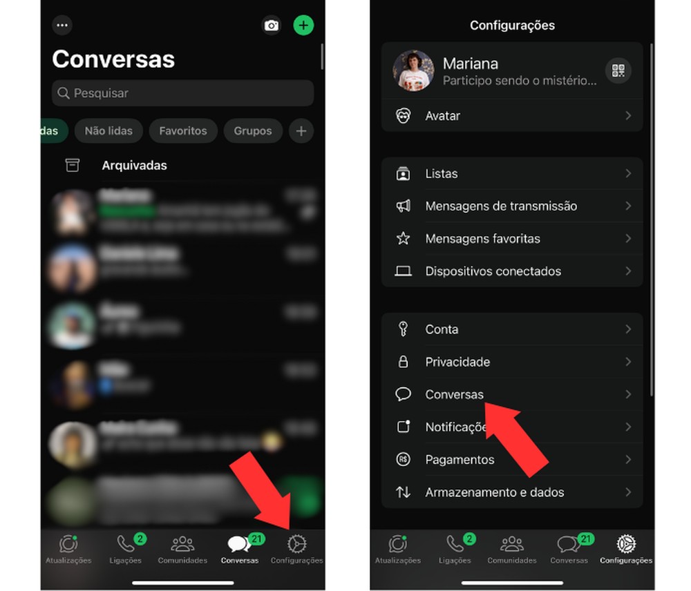 Como recuperar mensagens apagadas no WhatsApp no iPhone
