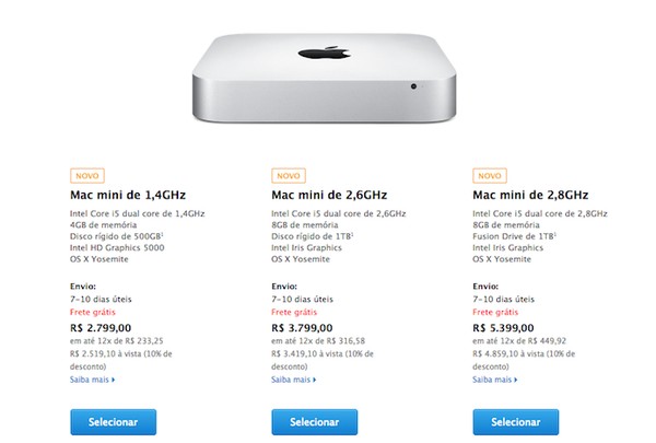 Macデスクトップ Mac mini 2014 RAM16GB 1TB Fusion Drive Mac