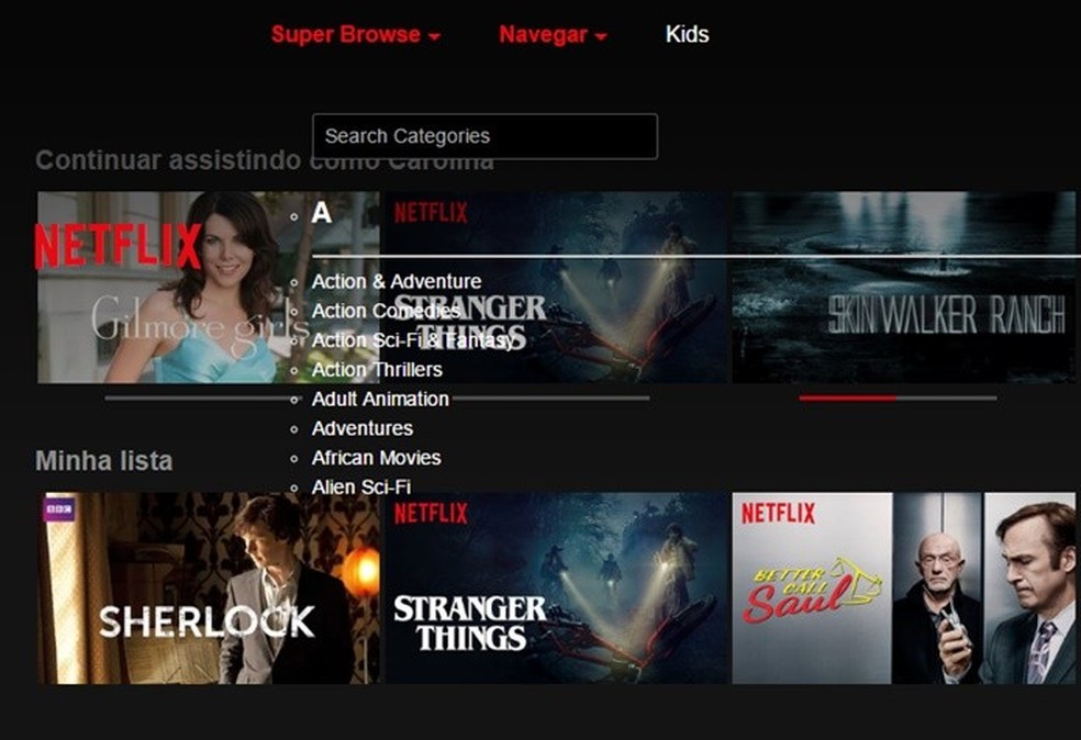 Estes códigos secretos permitem-lhe encontrar categorias escondidas no  catálogo da Netflix – NiT