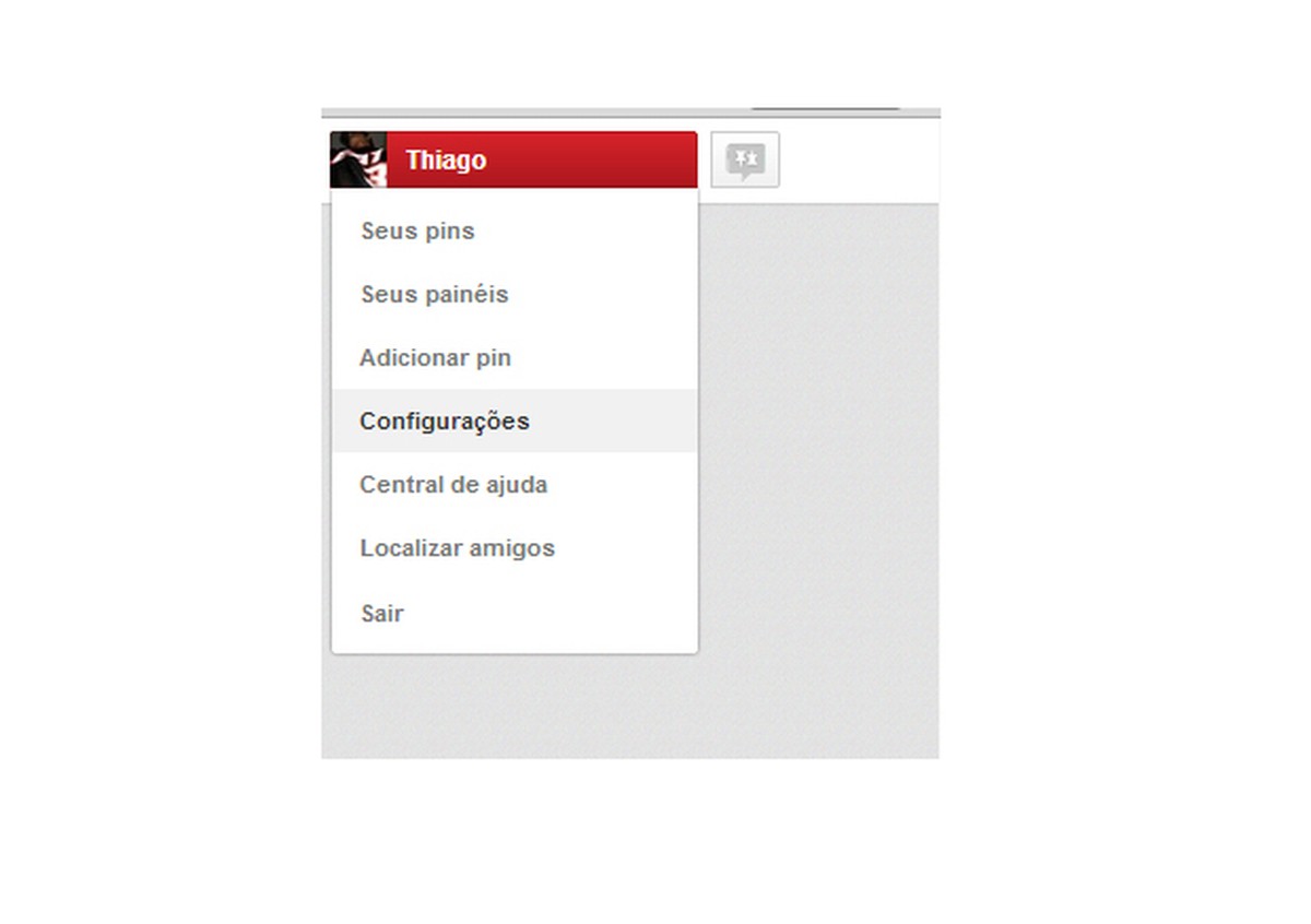 Como editar suas configurações de conta no Pinterest