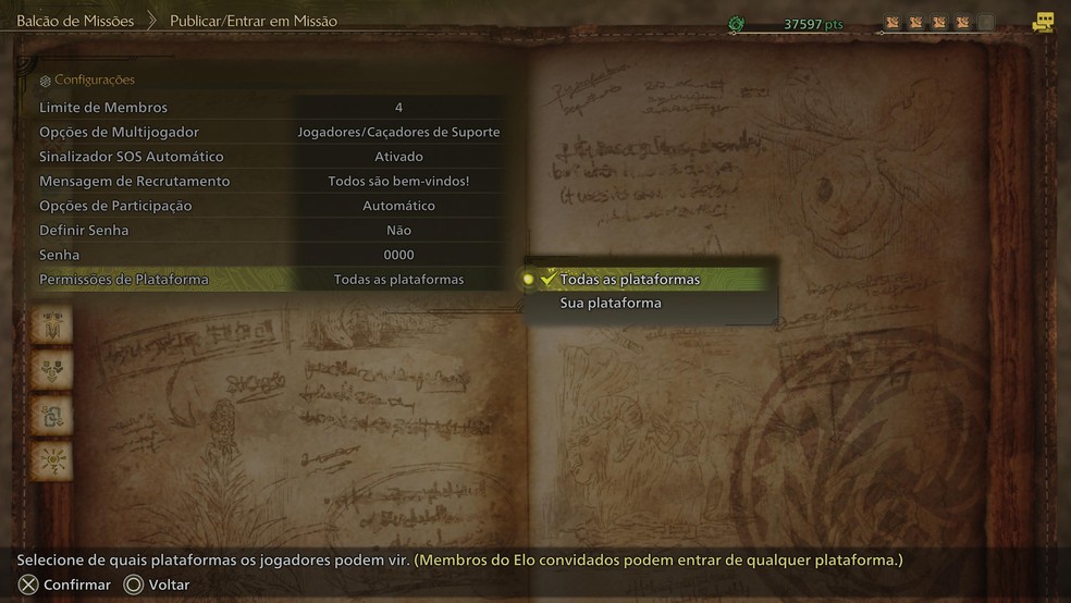 Monster Hunter Wilds traz crossplay ativado por padrão, permitindo caçar com jogadores de PC, Xbox Series ou PlayStation 5 — Foto: Reprodução/Daniel Trefilio