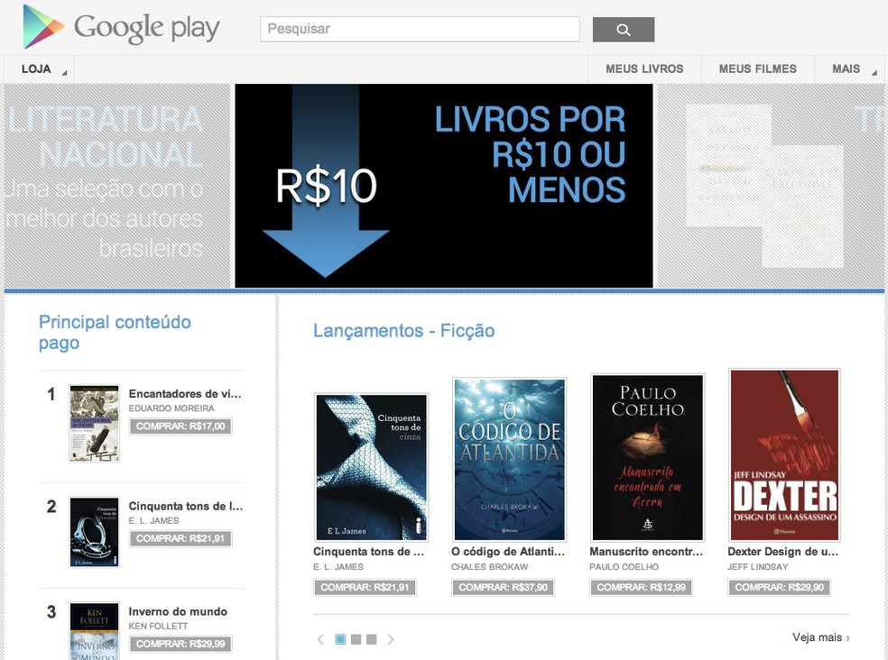 Livros no Google Play