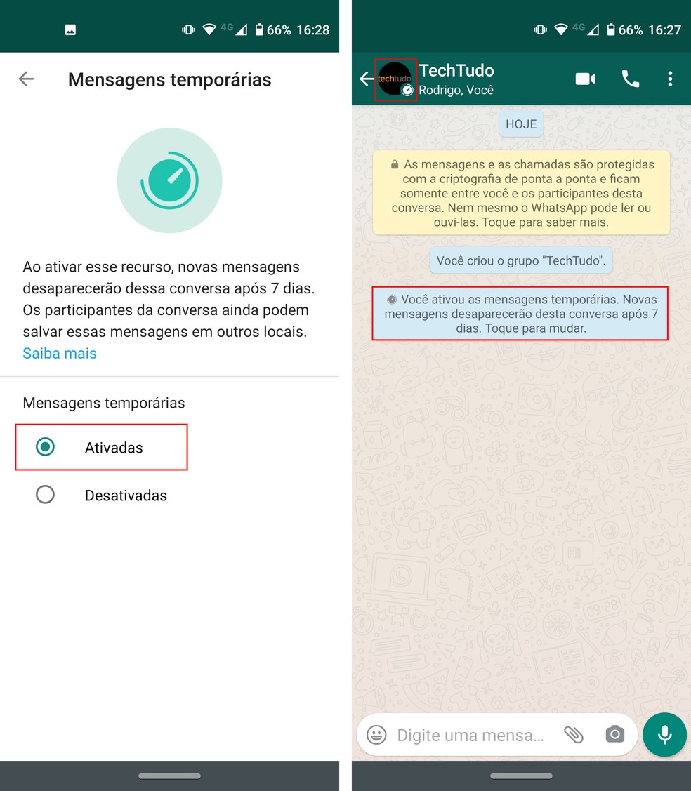 Como enviar mensagem temporária no WhatsApp e liberar espaço no celular