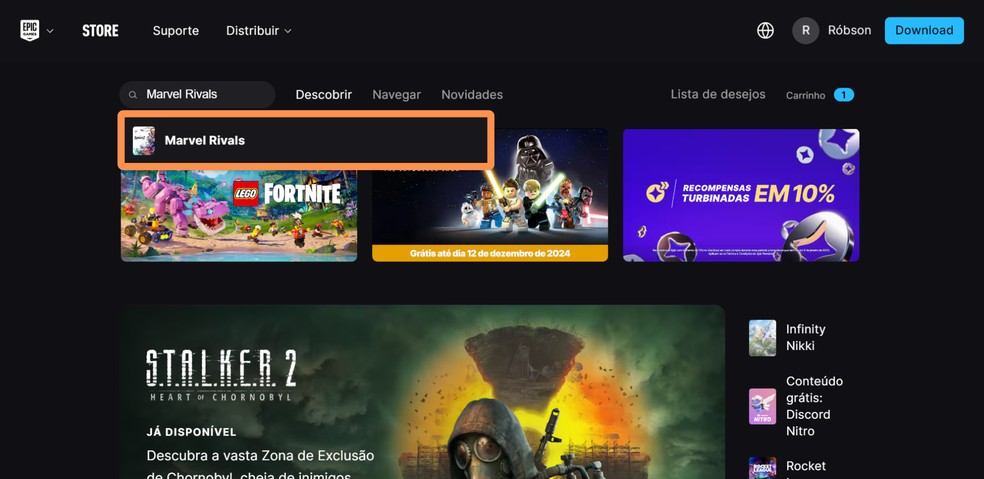  Reprodução/Róbson Martins