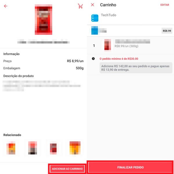 como funciona o serviço de mercado em parceria com Uber