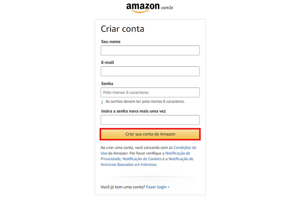 Como assinar Amazon Prime no plano anual pelo computador